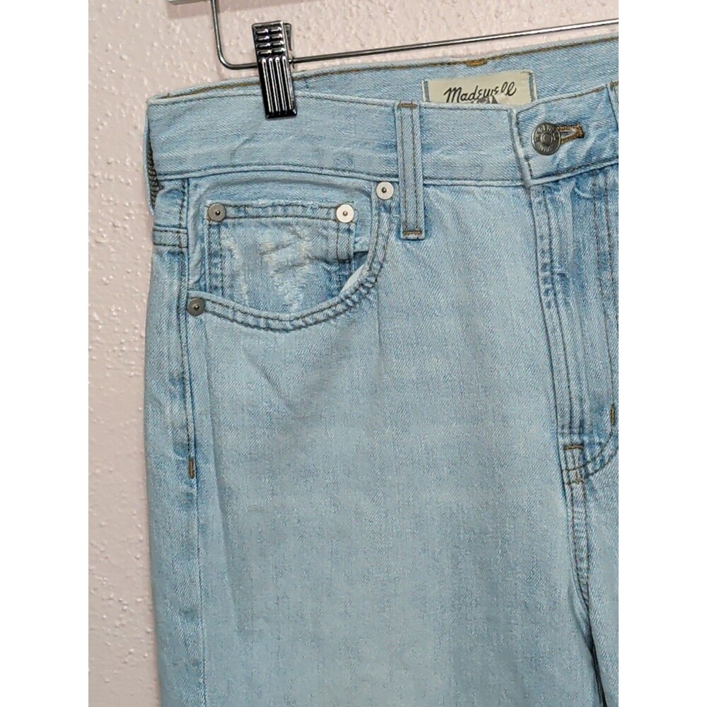 Madewell The Perfect Vintage Jean in Ellicott Wash Light Wash Blue Women's Sz 26 - Picture 4 of 12